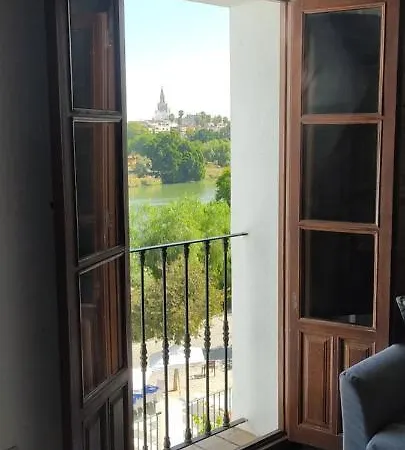 Trianabridgeviews Atico Con Vistas Al Puente De Triana Calle Castilla 38 아파트 세비야